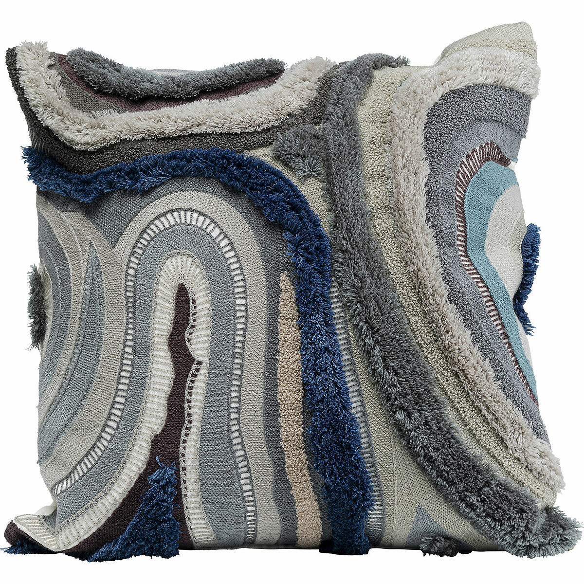 Coussin Lava gris 45x45cm multicolore, KARE DESIGN