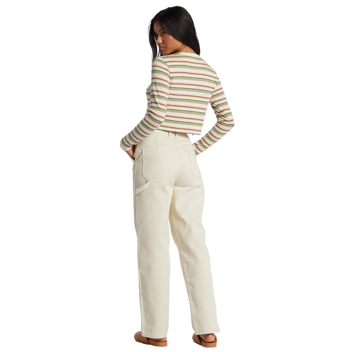 Jean workwear COLLET blanc white cap, BILLABONG