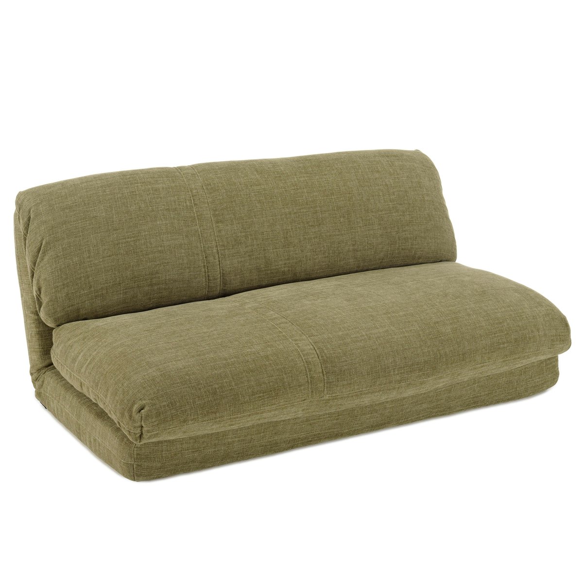 Chauffeuse 2 places convertible en tissu ASTORI vert, PIER IMPORT