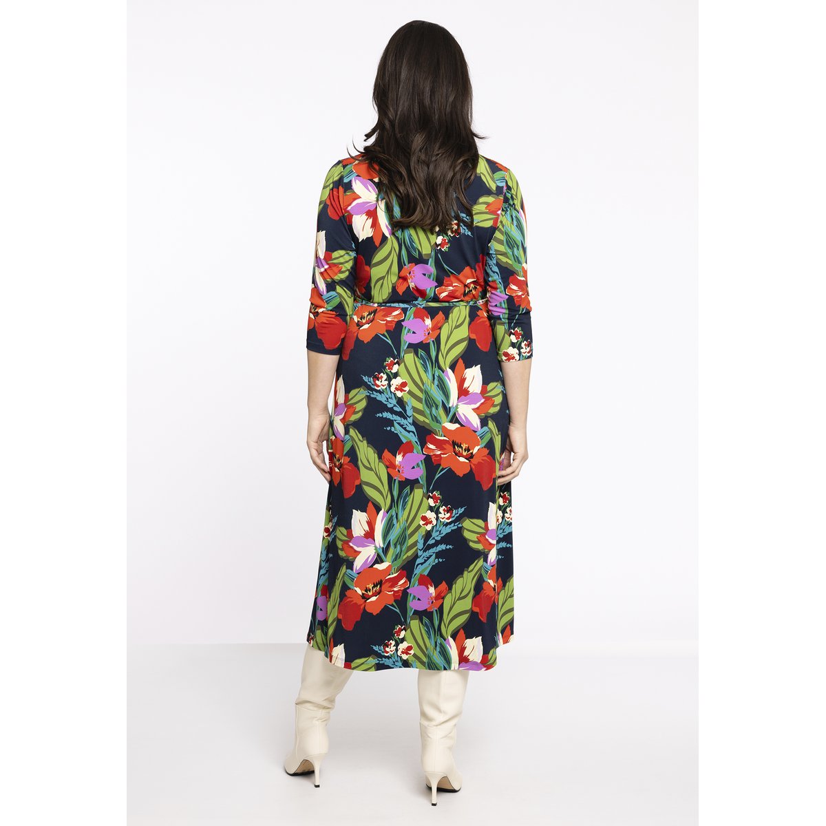 Robe cache-coeur bleu, YOEK