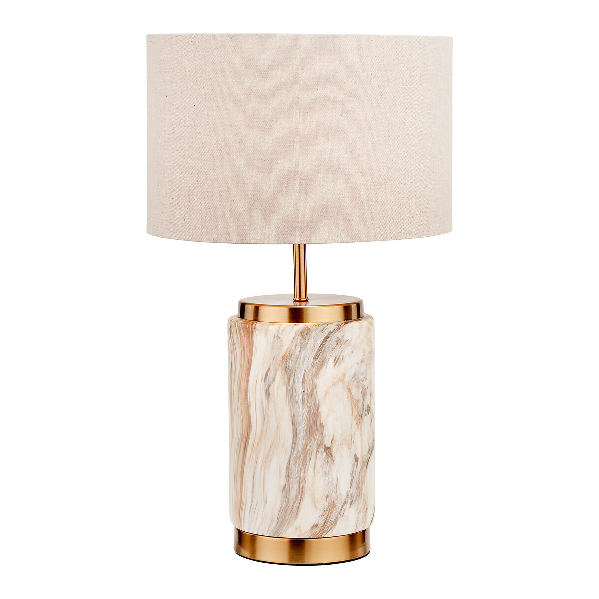 Carrera Stone Effect Ceramic Table Lamp natural, SO'HOME
