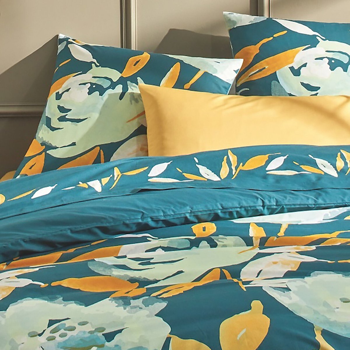Parure housse de couette en coton imprimée, Suzie imprime, C DESIGN HOME TEXTILE