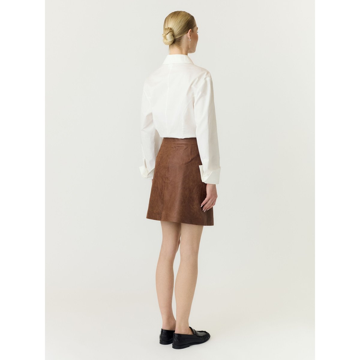 Mini-Jupe marron - cocoa brown1, YAS