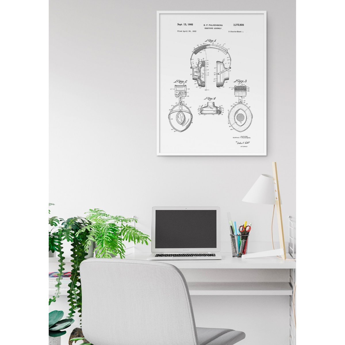 Affiche Brevet Casque blanc, L'AFFICHERIE