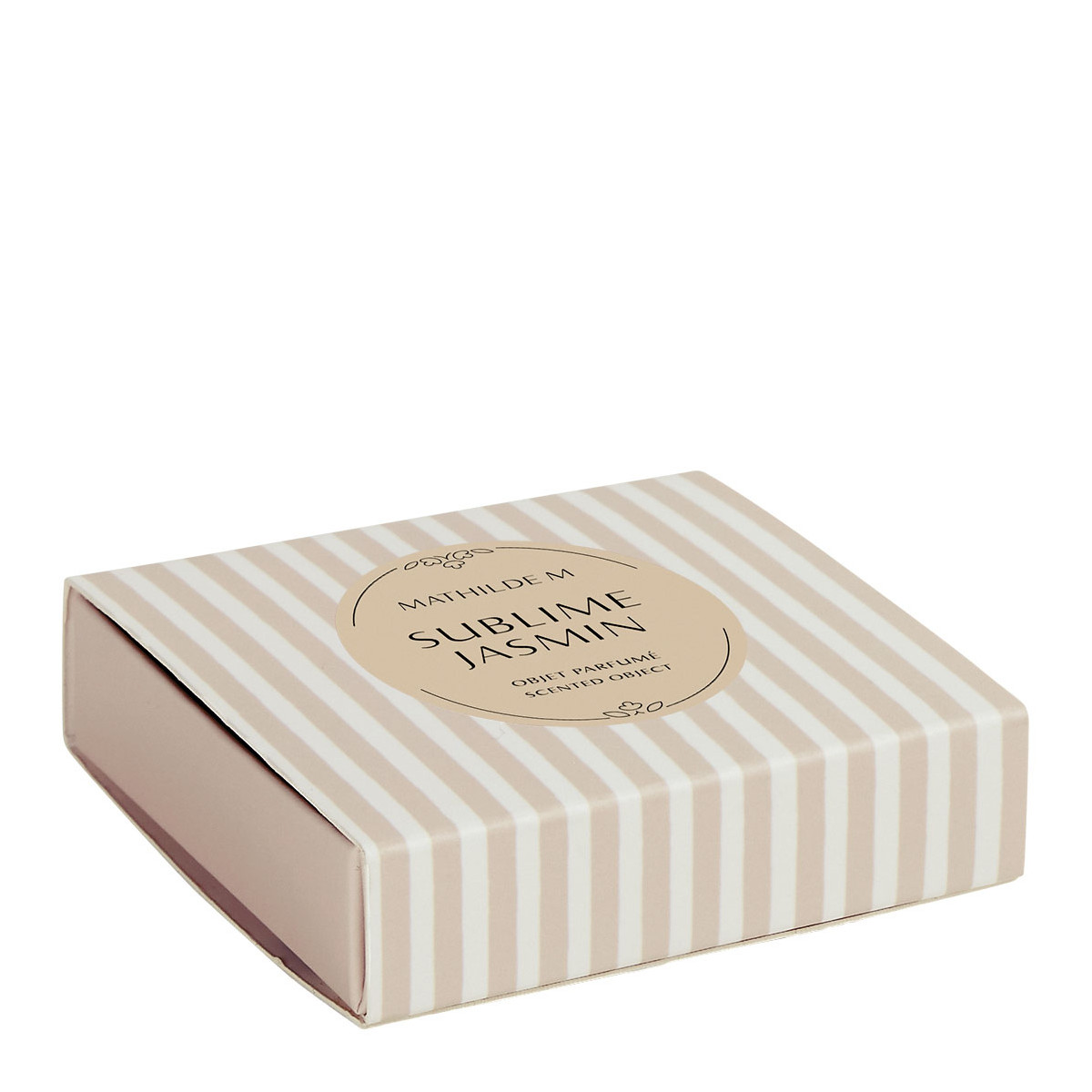Coffret de 4 décors fondants en cire parfumée - SUBLIME JASMIN blanc, MATHILDE M