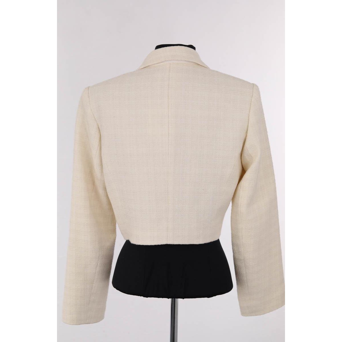 Veste - Très Bon État ecru, SANDRO