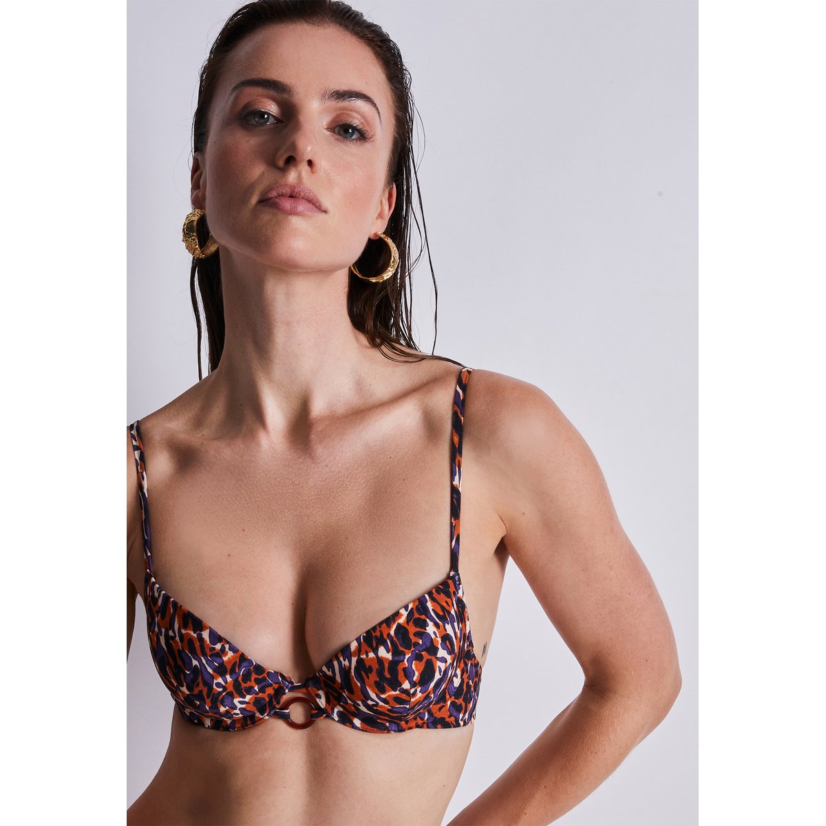 Haut de maillot de bain Push up Fierce Spirit terracota, AUBADE