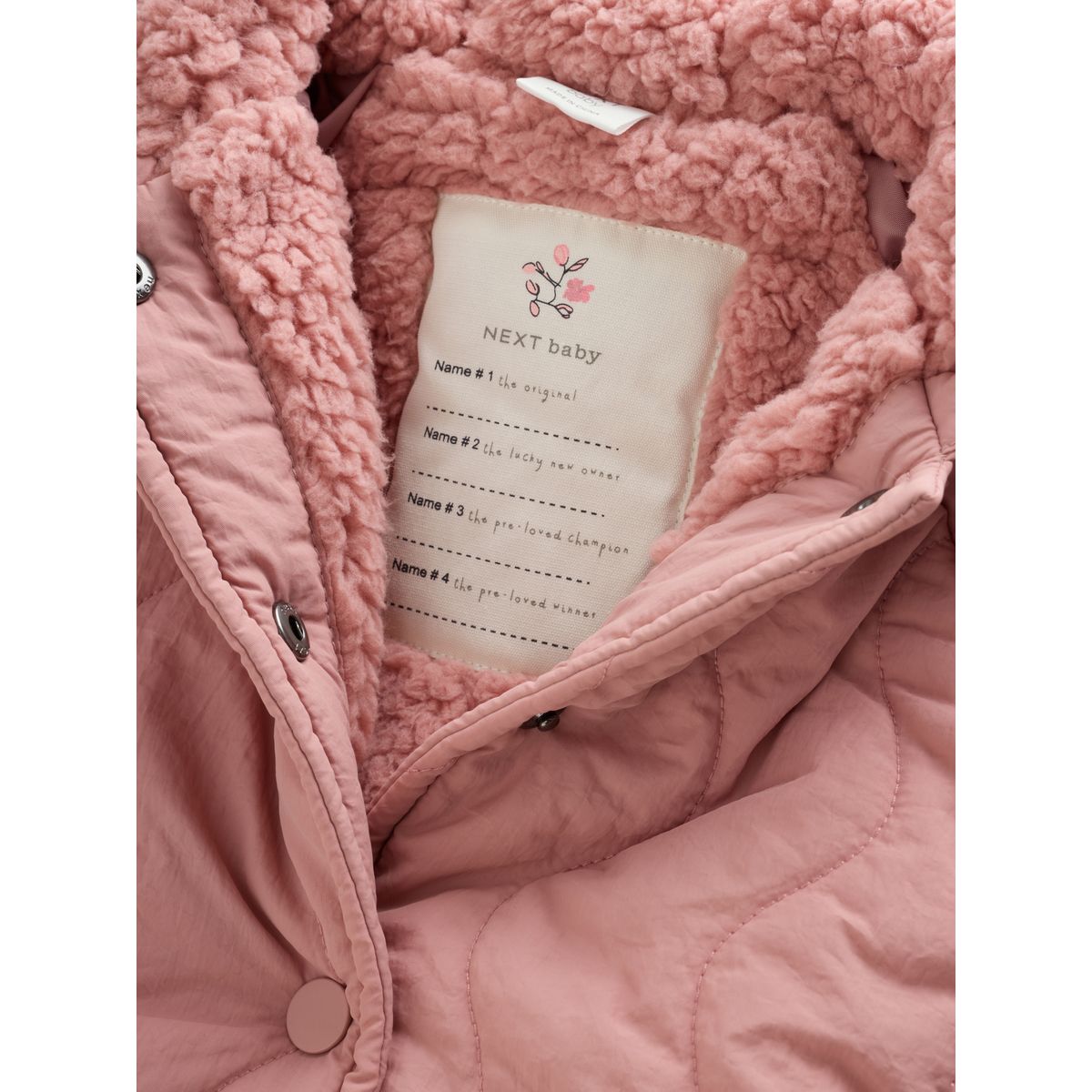 Doudoune bébé matelassé rose, NEXT