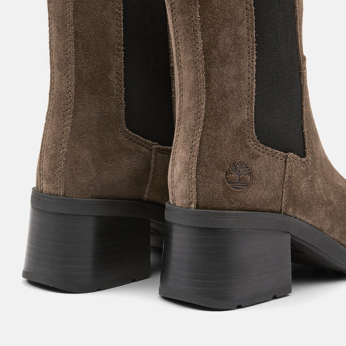 Bottines à talon, en cuir, BELLEVAUX MID CHELSEA marron, TIMBERLAND