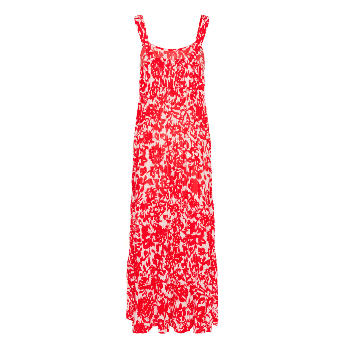 Robe rouge flower print, KAFFE
