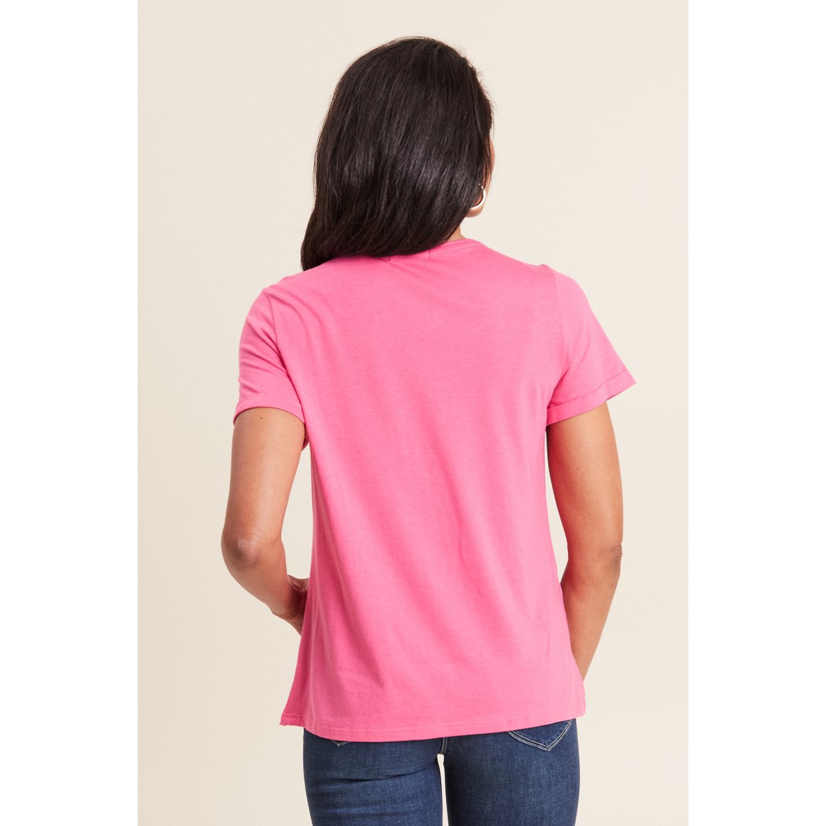 T-shirt manches courtes rose fushia, BREAL