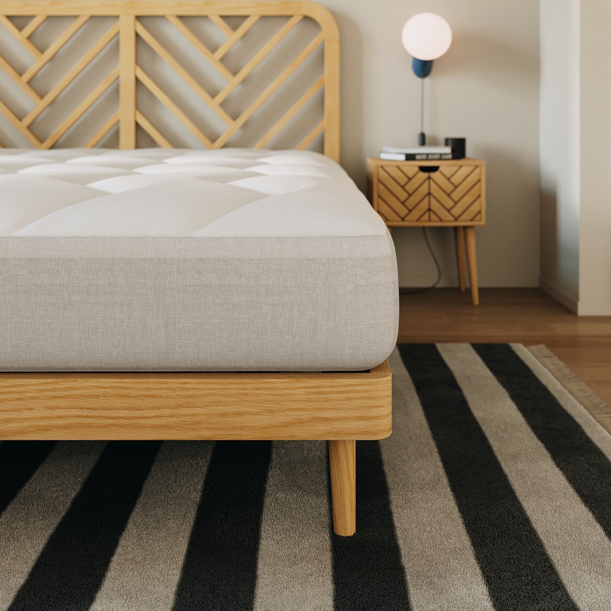 Surmatelas Housse Nuage blanc pur, SLOME