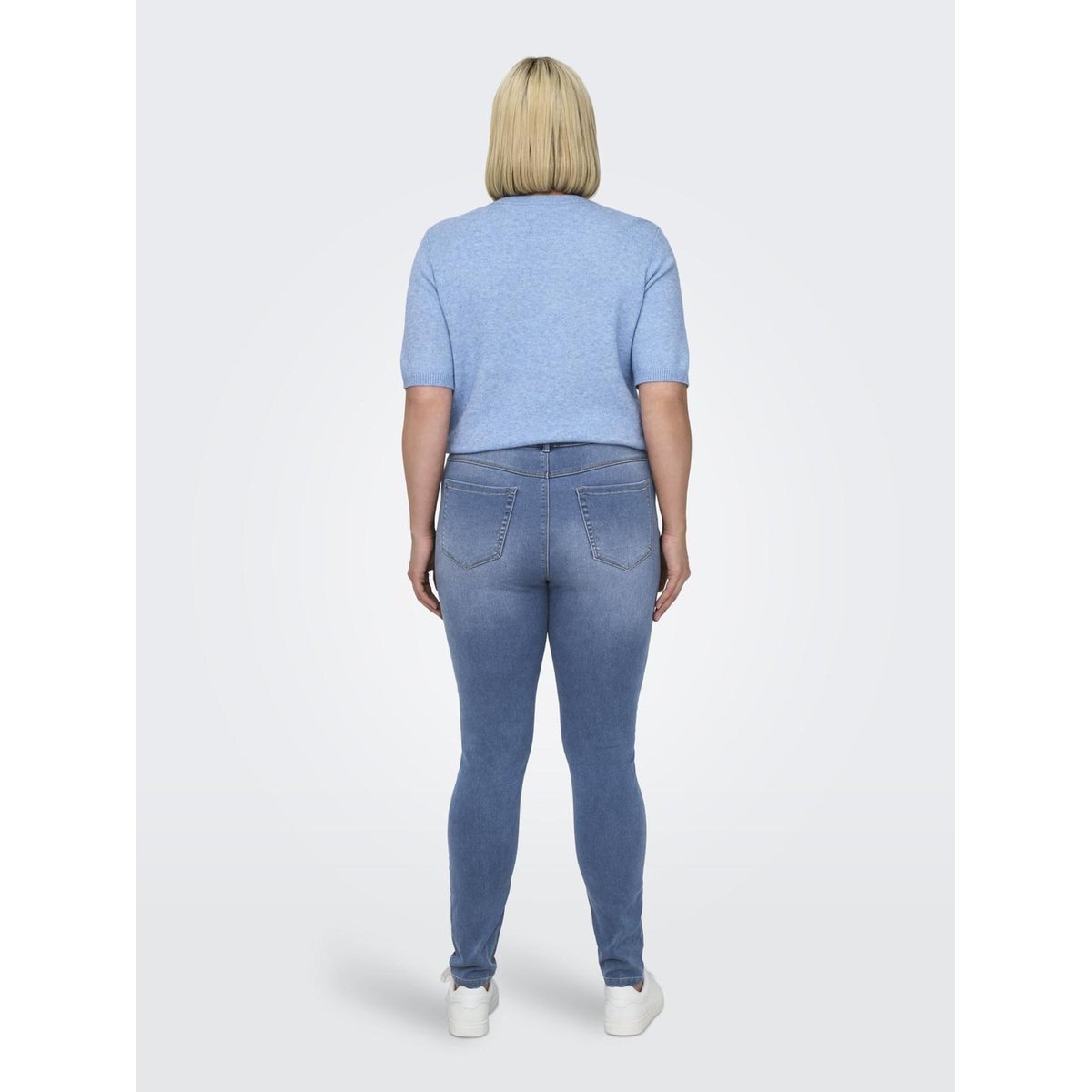 Jean Skinny light blue denim, ONLY CARMAKOMA