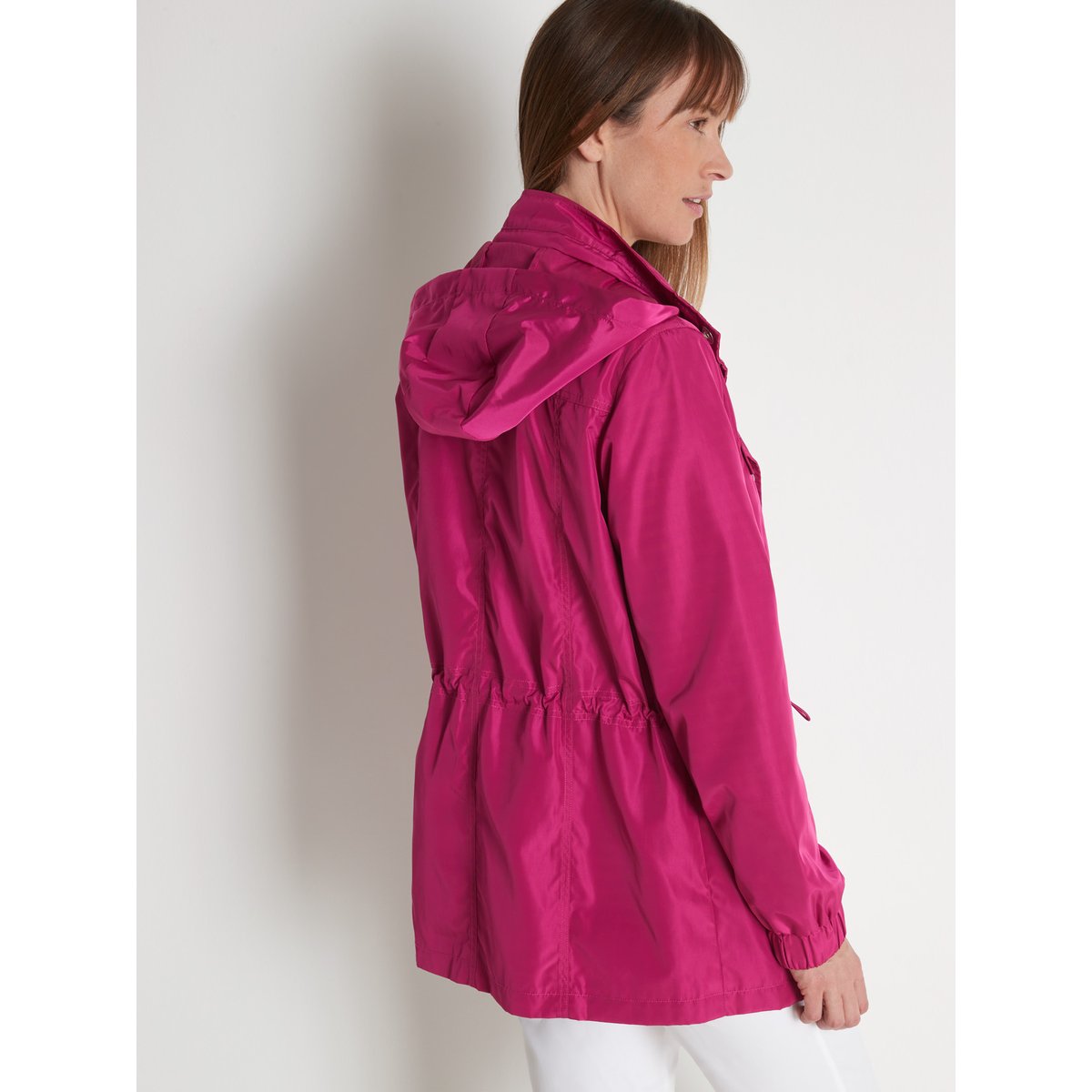 Parka déperlante framboise, DAXON