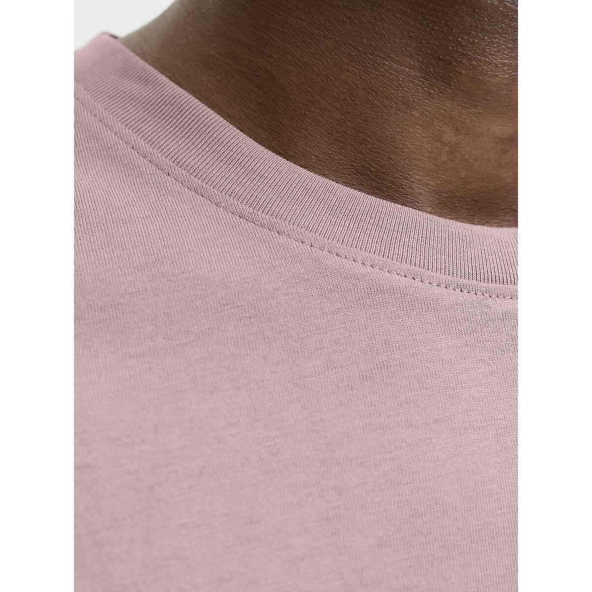 T-shirt manches courtes vieux rose, JACK & JONES