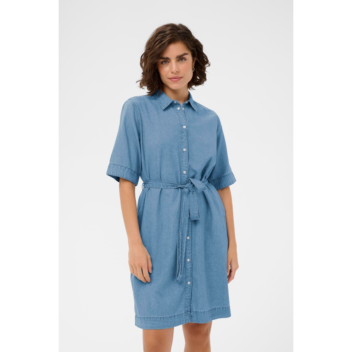 Robe bleu medium blue chambray, KAFFE