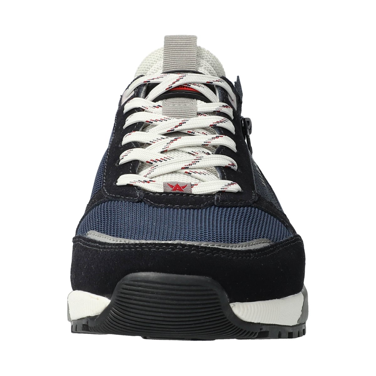 Baskets en cuir textile SCARMARO bleu midnight /insignia blue p2007368, MEPHISTO