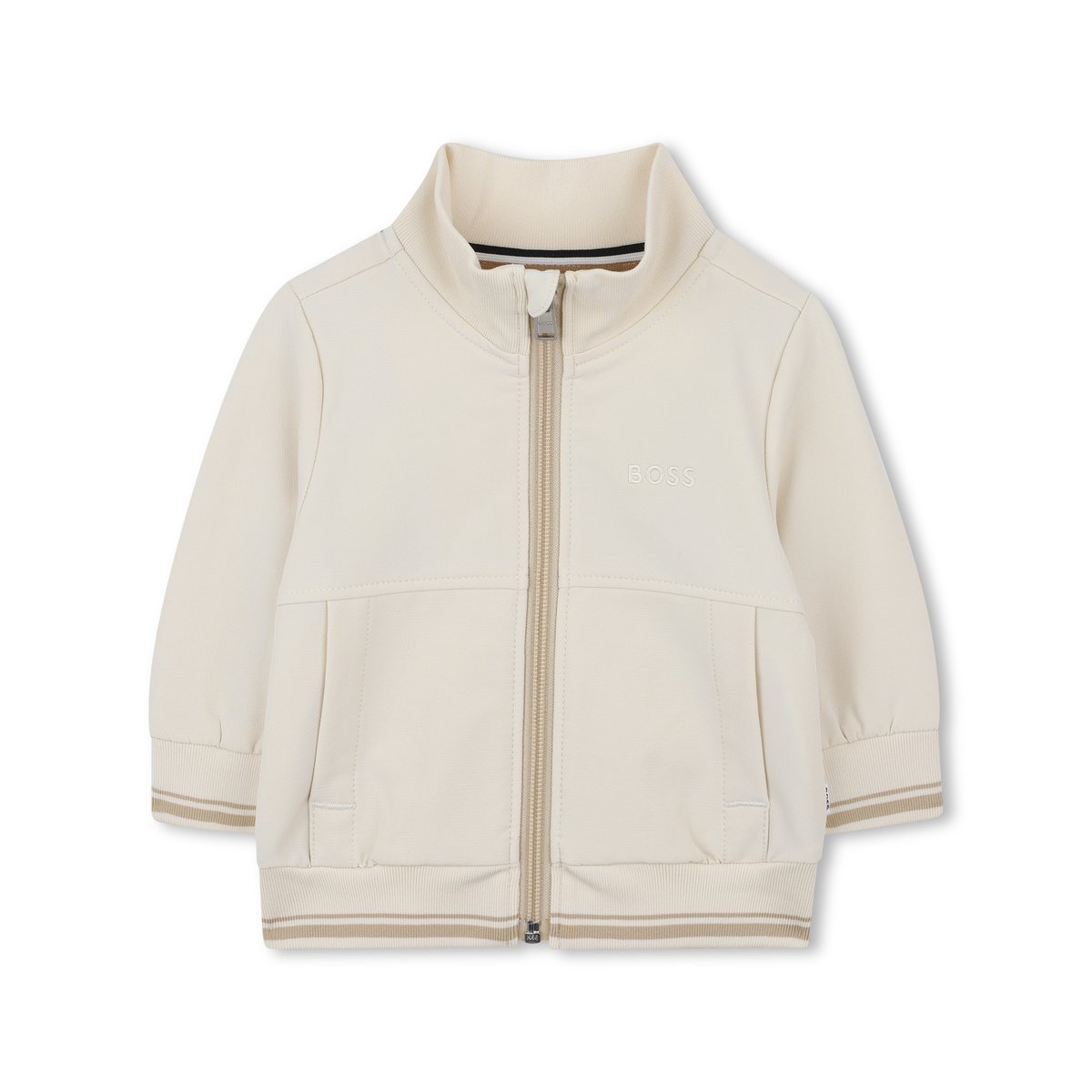 Cardigan de jogging vanille, BOSS KIDSWEAR
