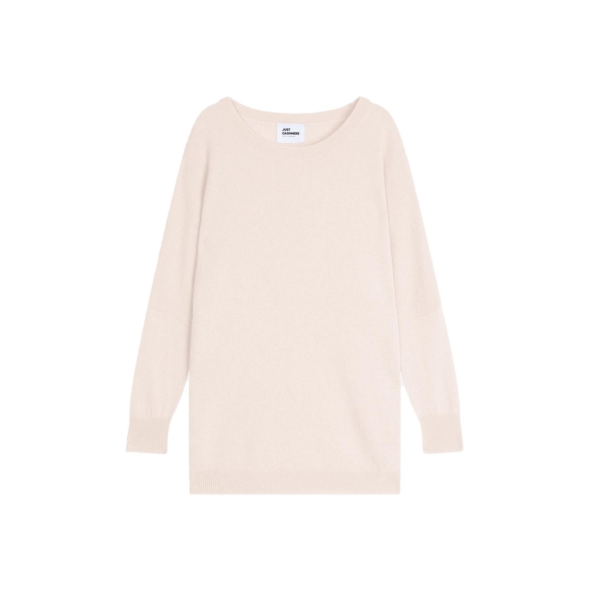 Pull Chauve Souris Ivoire Rebecca blanc, JUST CASHMERE