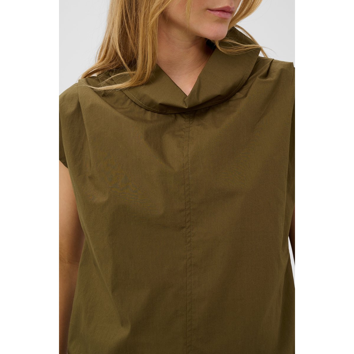 Blouse à manches longues vert beech, SOAKED IN LUXURY