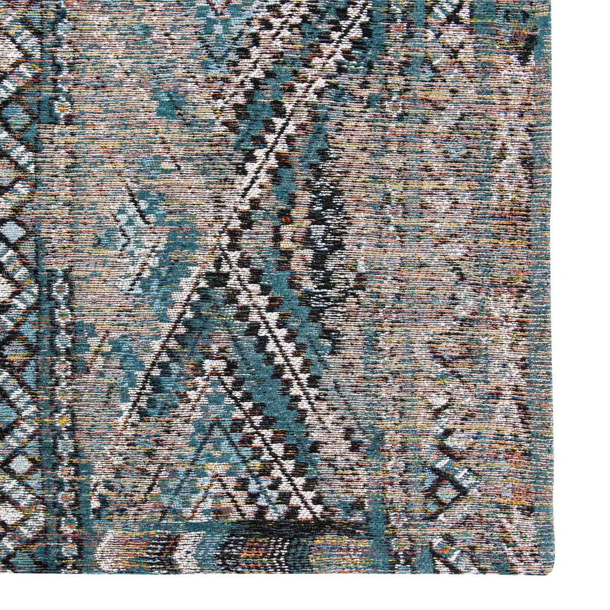 Tapis intérieur/extérieur tissé plat BLUE ANTIK bleu, NOVATREND