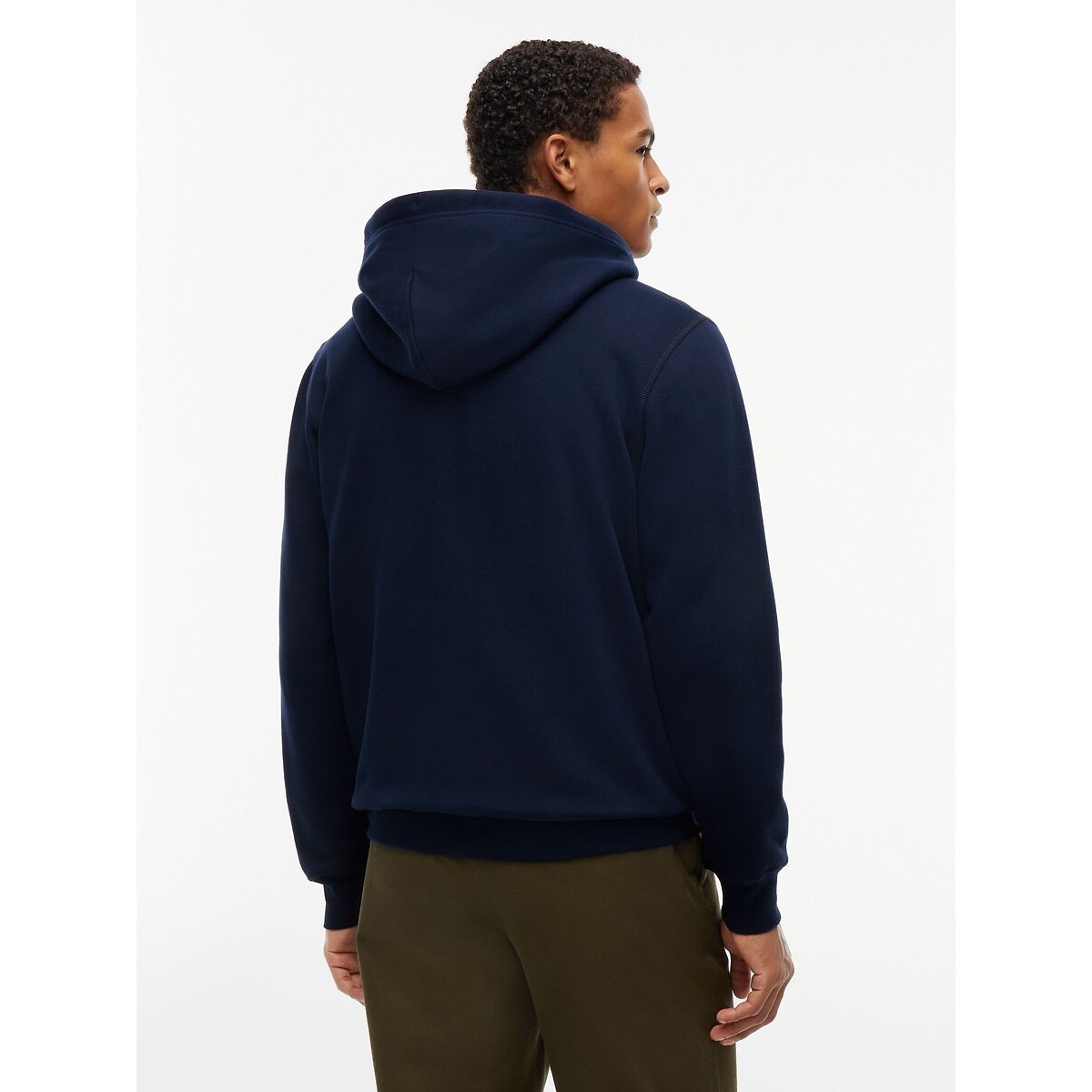Core Essential Hoodie with Pocket navy blue, TOMMY HILFIGER