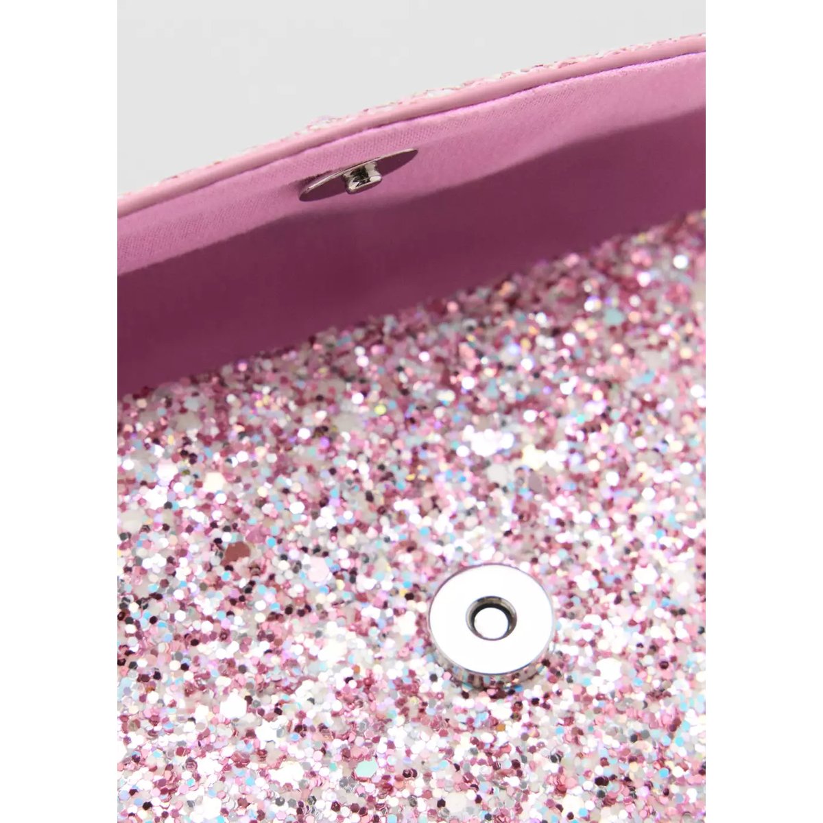 Sac chaton à paillettes rose pâle, MANGO BABY