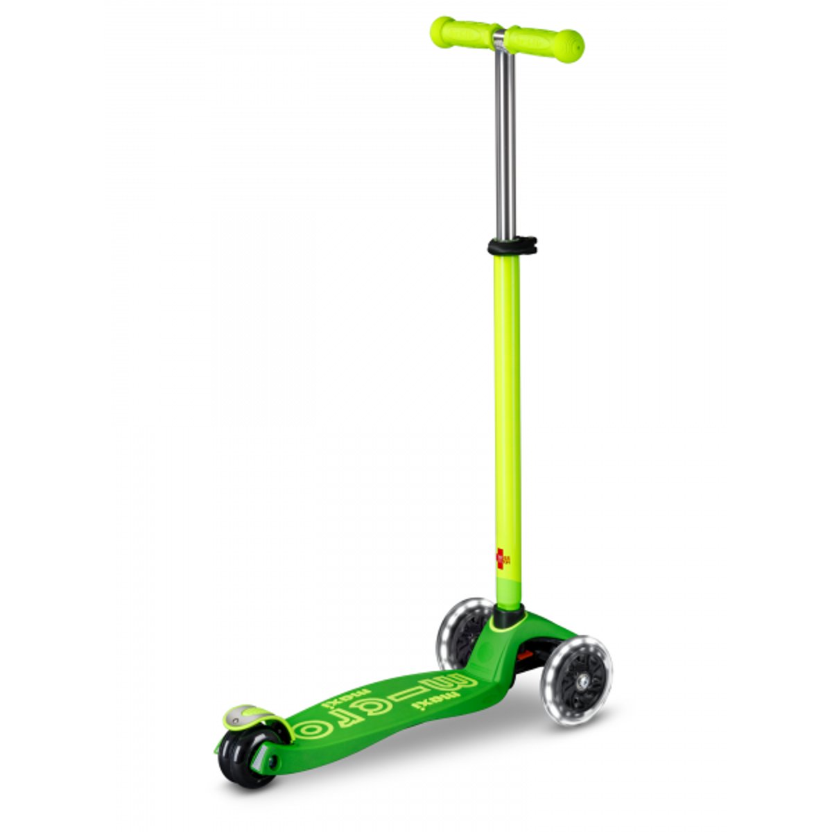 Maxi Micro Deluxe LED - Néon vert, MICRO MOBILITY