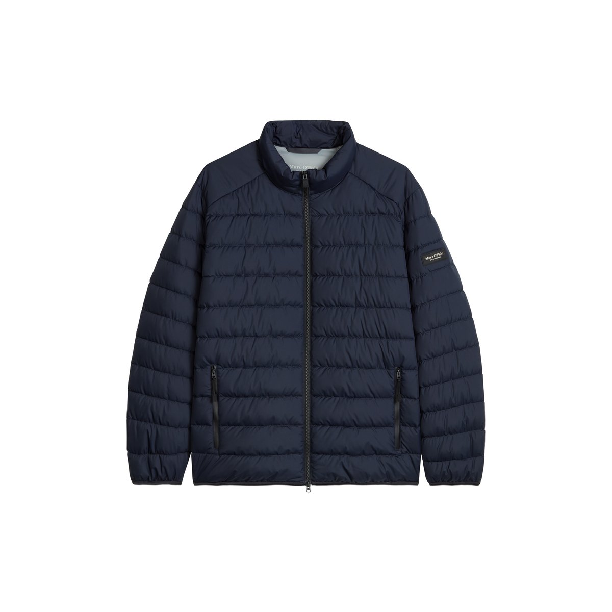 Veste matelassée regular en qualité légère et imperméable bleu foncé, MARC O'POLO