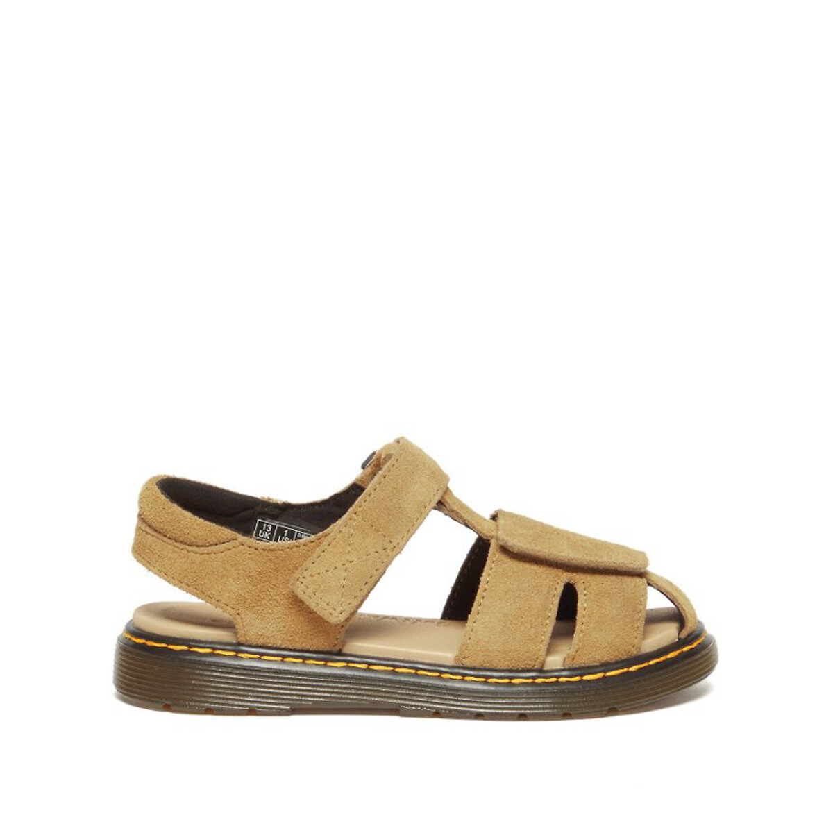 Sandales Moby II en cuir suédé camel, DR. MARTENS