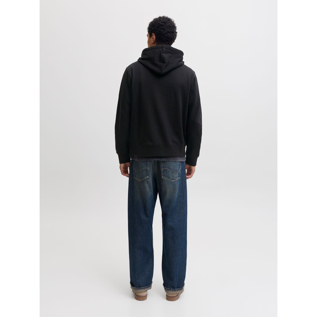 Sweat À Capuche black 1, JACK & JONES