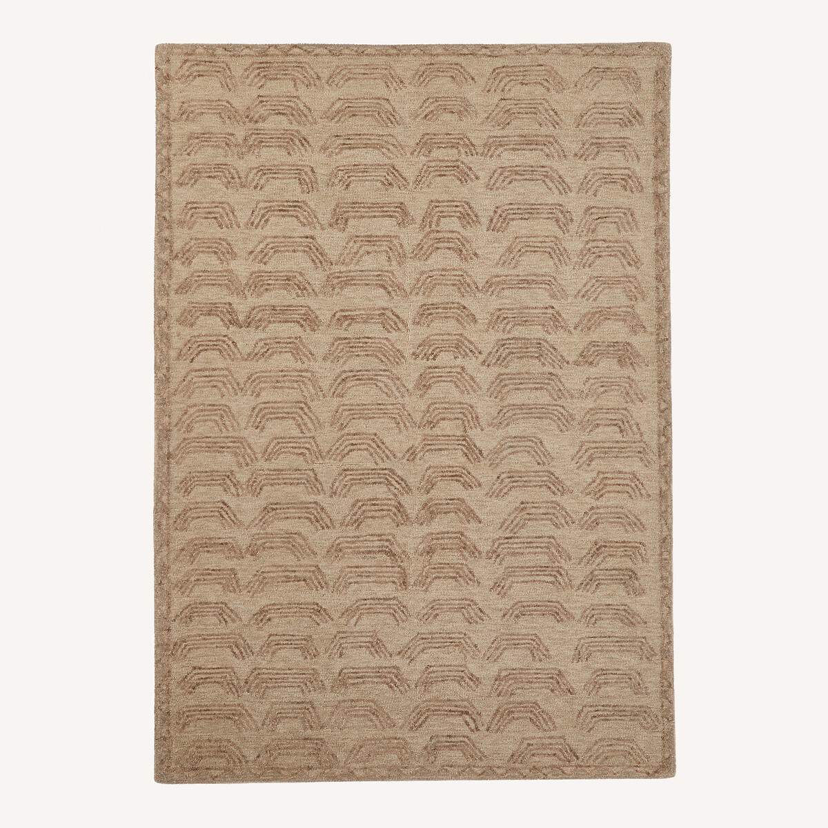 Ethnos Pure Wool Hand-Tufted Rug beige, AM.PM