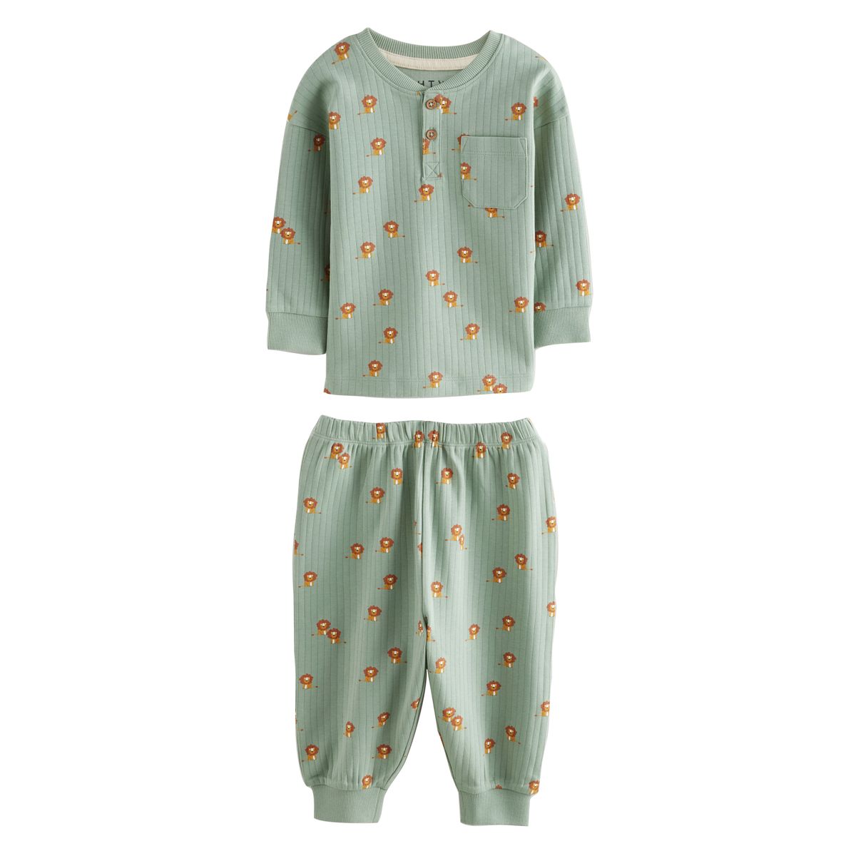 Pyjama oversize, lot de 3 bleu/écru, NEXT
