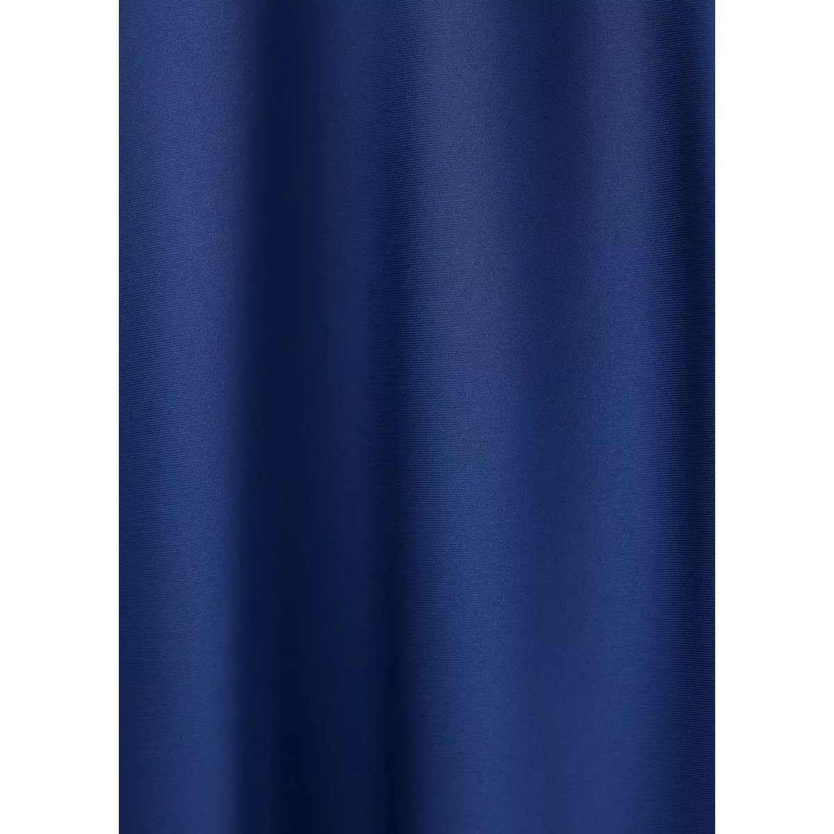 Robe satinée col montant bleu nuit, MANGO