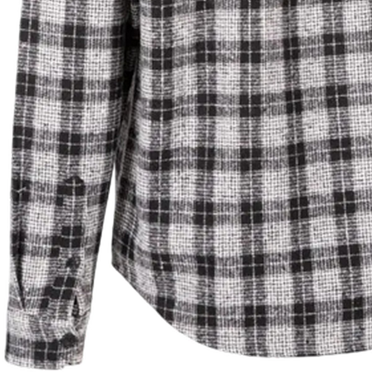 Chemise manches longues motif/style à carreaux PORTLAW noir, TRESPASS