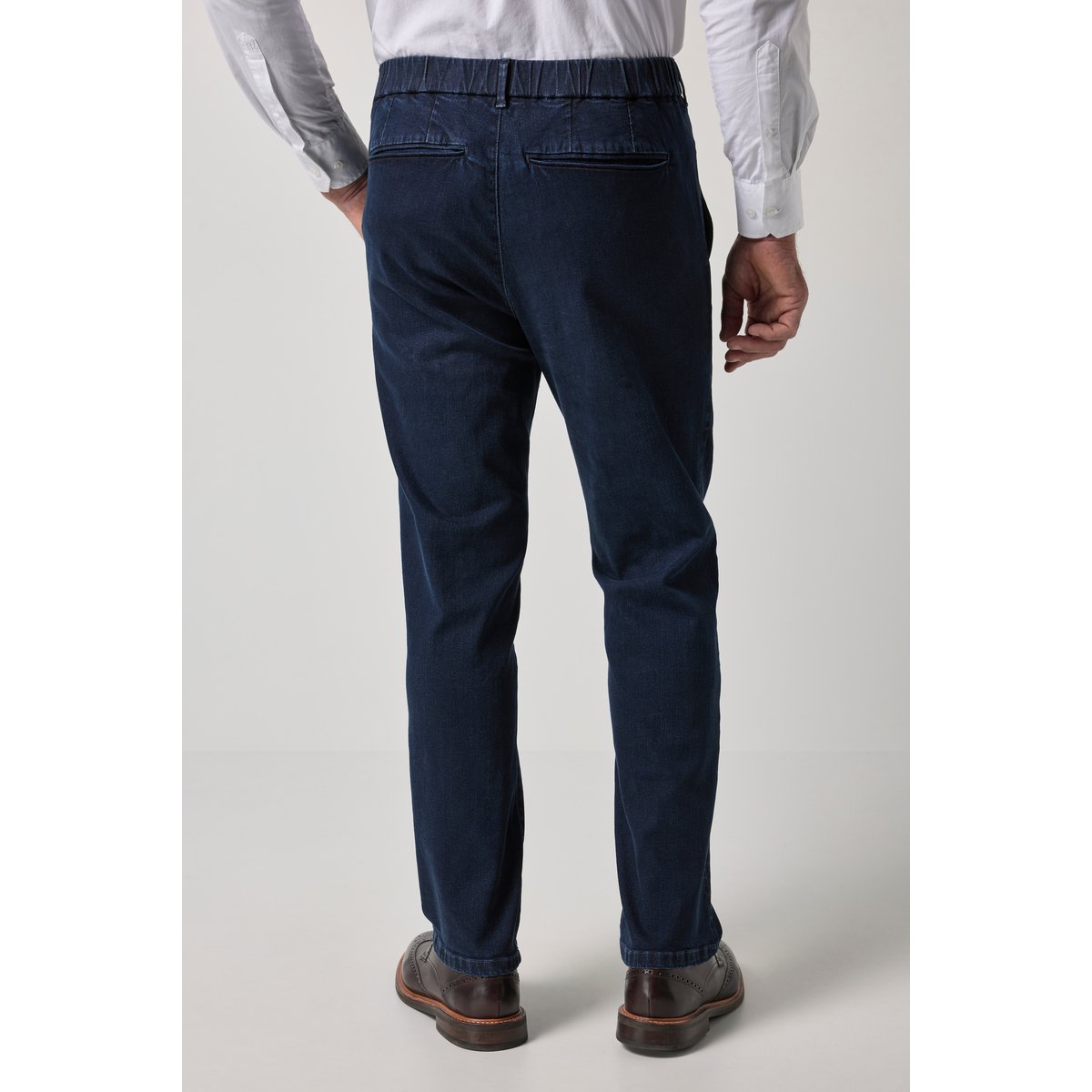 Jean chino ventre confort jean bleu foncé, JP1880