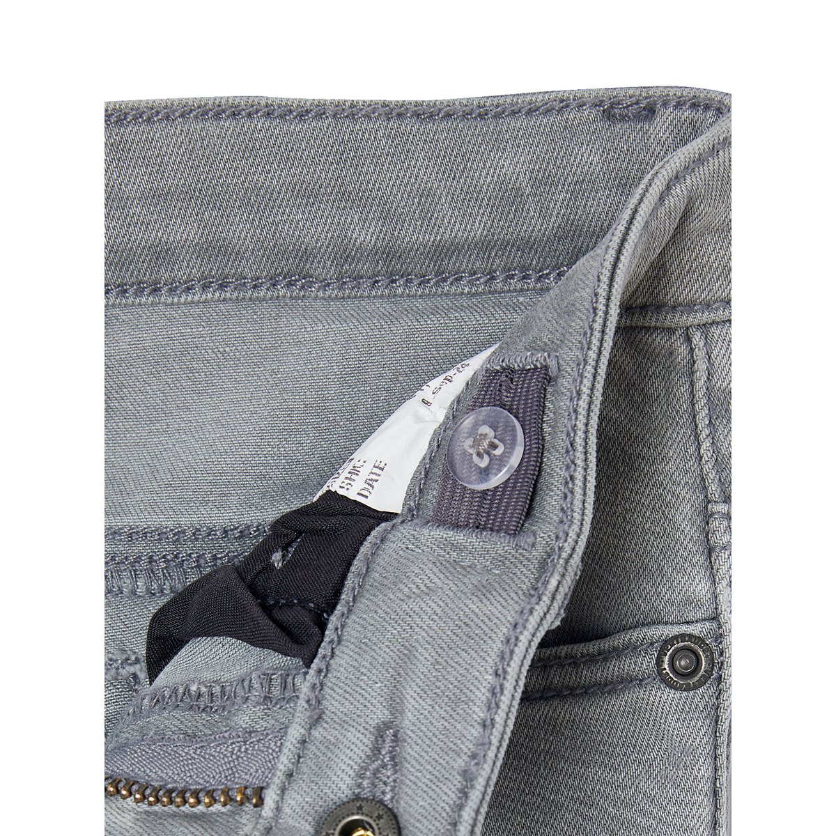 Jean slim MorphologiK "waterless" tour de Hanches FIN denim gris, VERTBAUDET