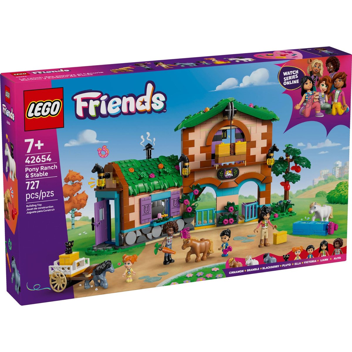 LEGO Friends - Ranch et Écuries des Poneys - Set de Construction Amusant pour Enfants multicolore, LEGO