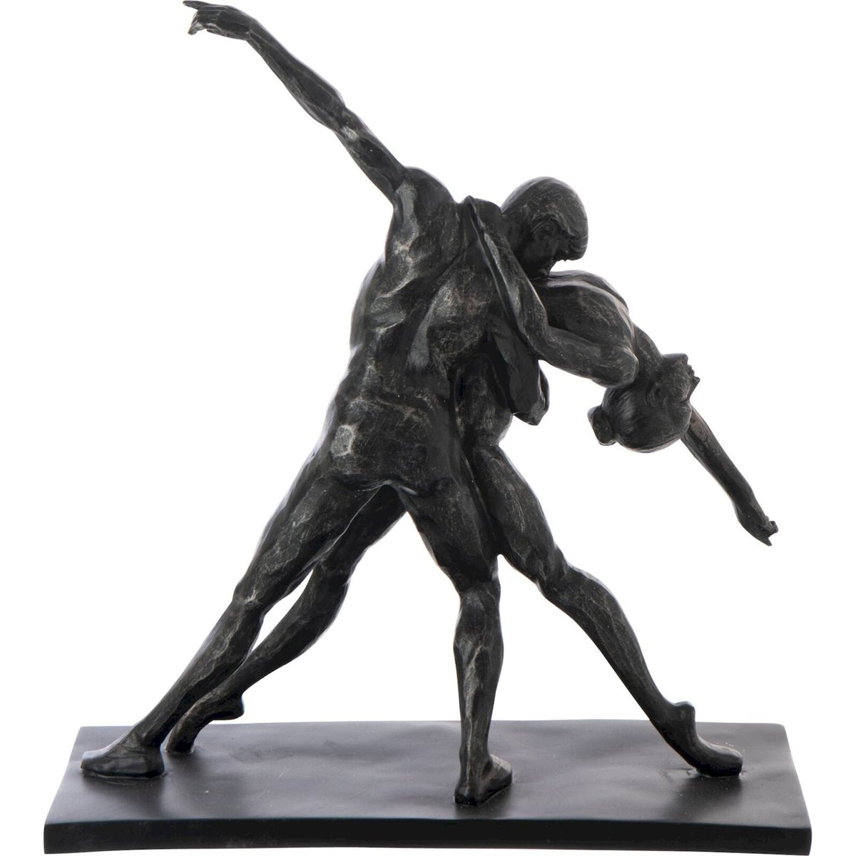 Figurine couple de danse en résine noir, RECOLLECTION