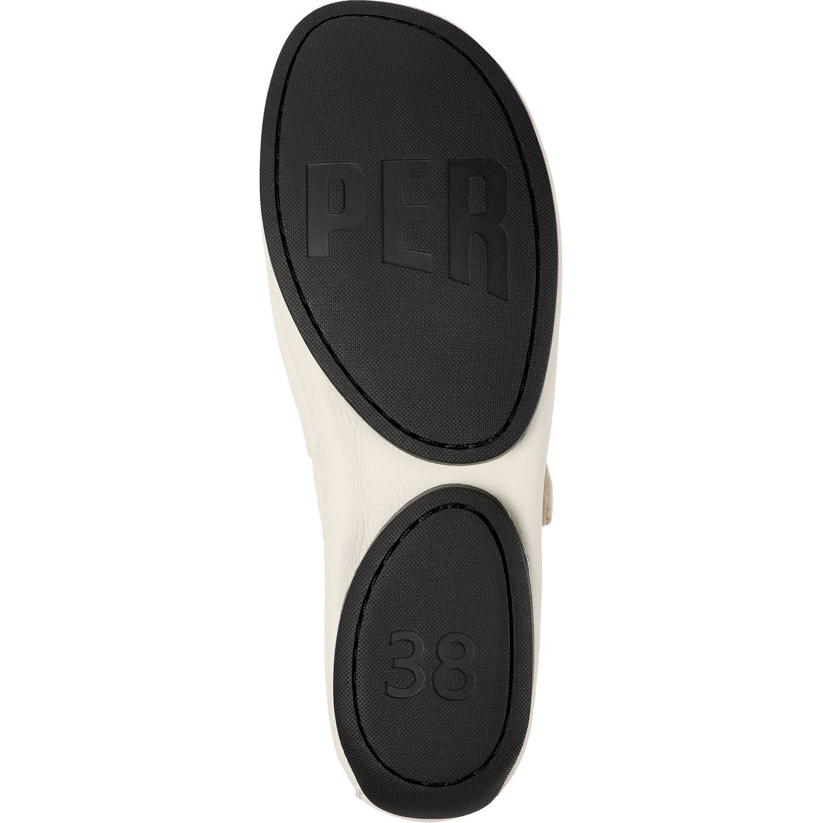Ballerines Right Nina Smooth Leather blanc naturel, CAMPER
