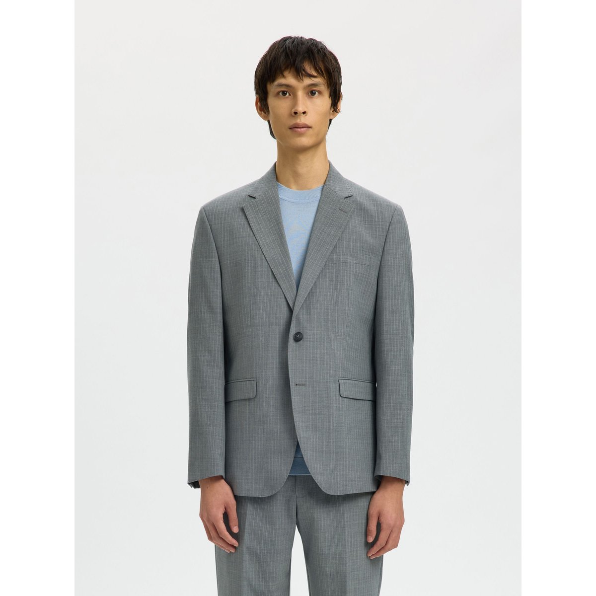 Blazer gris - grey1, SELECTED
