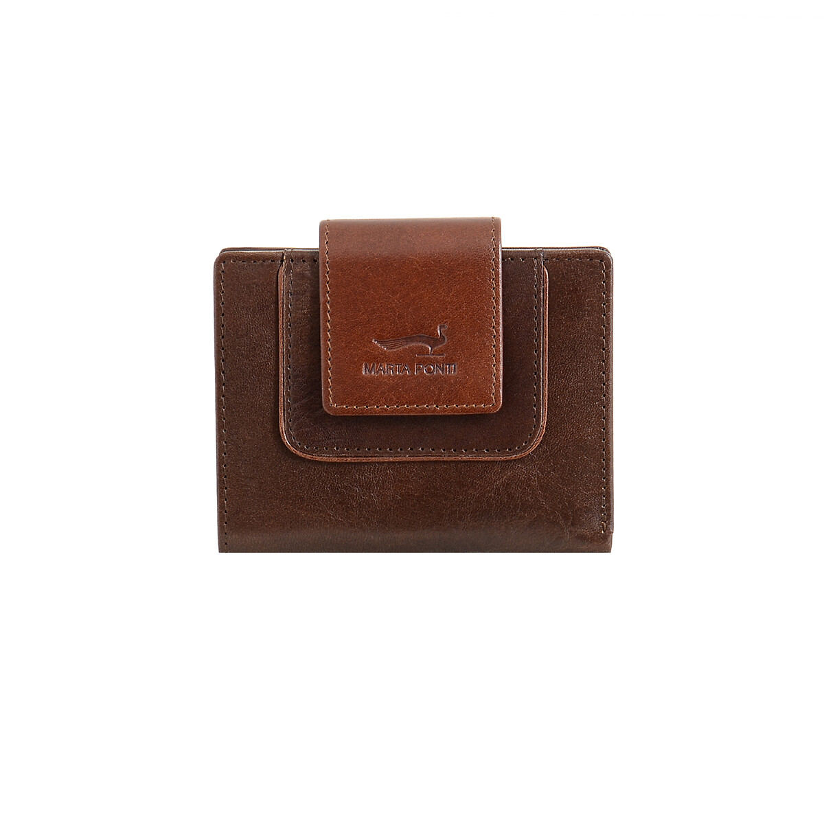 Porta-moedas Ladies York 528, MARTA PONTI camel, MARTA PONTI