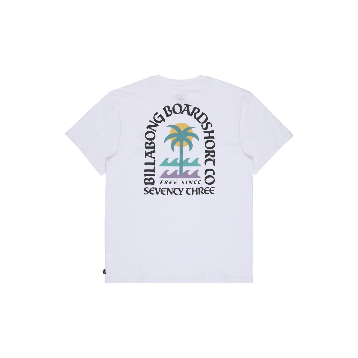 T shirt manches courtes PORTAL blanc white, BILLABONG
