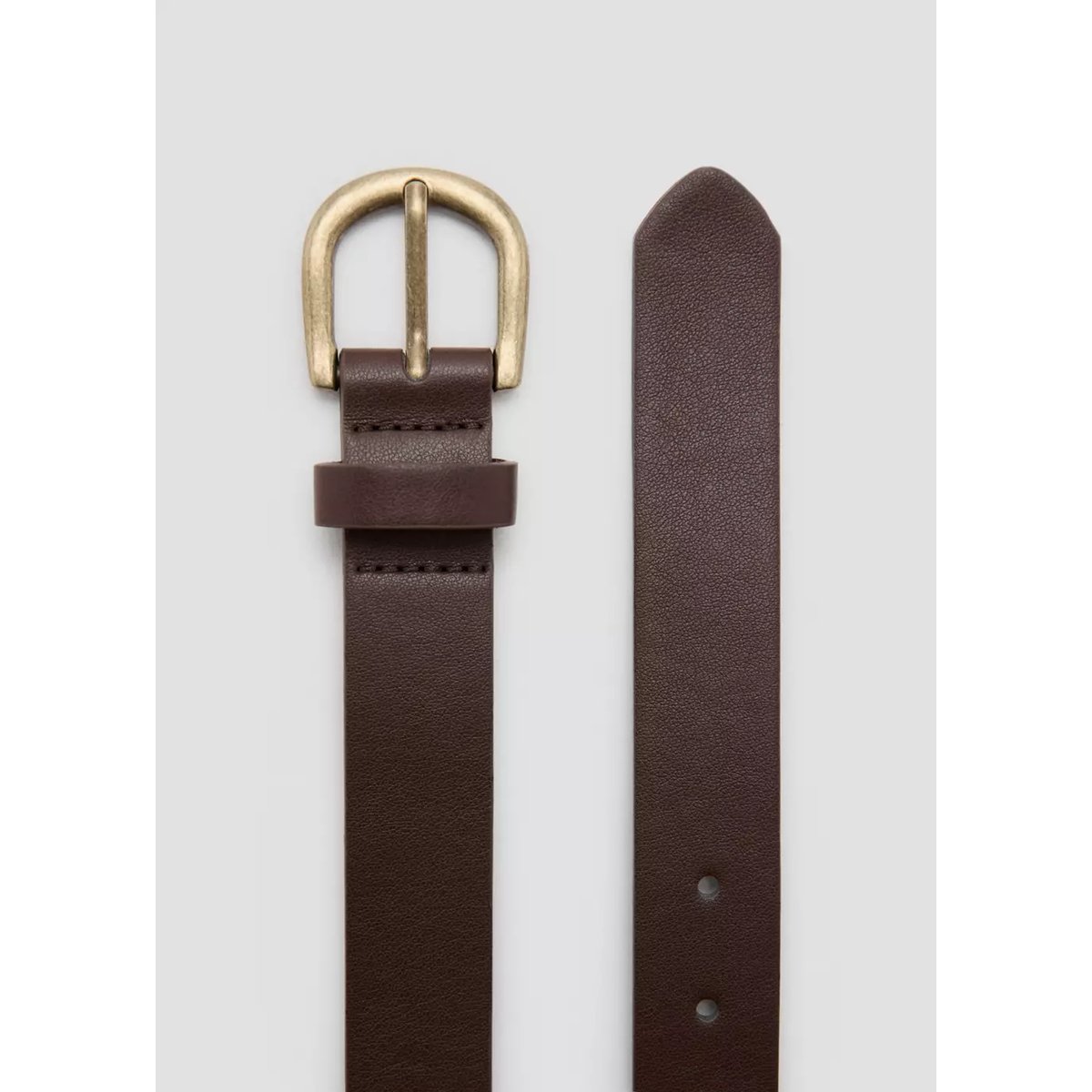 Ceinture simili-cuir marron, MANGO KIDS
