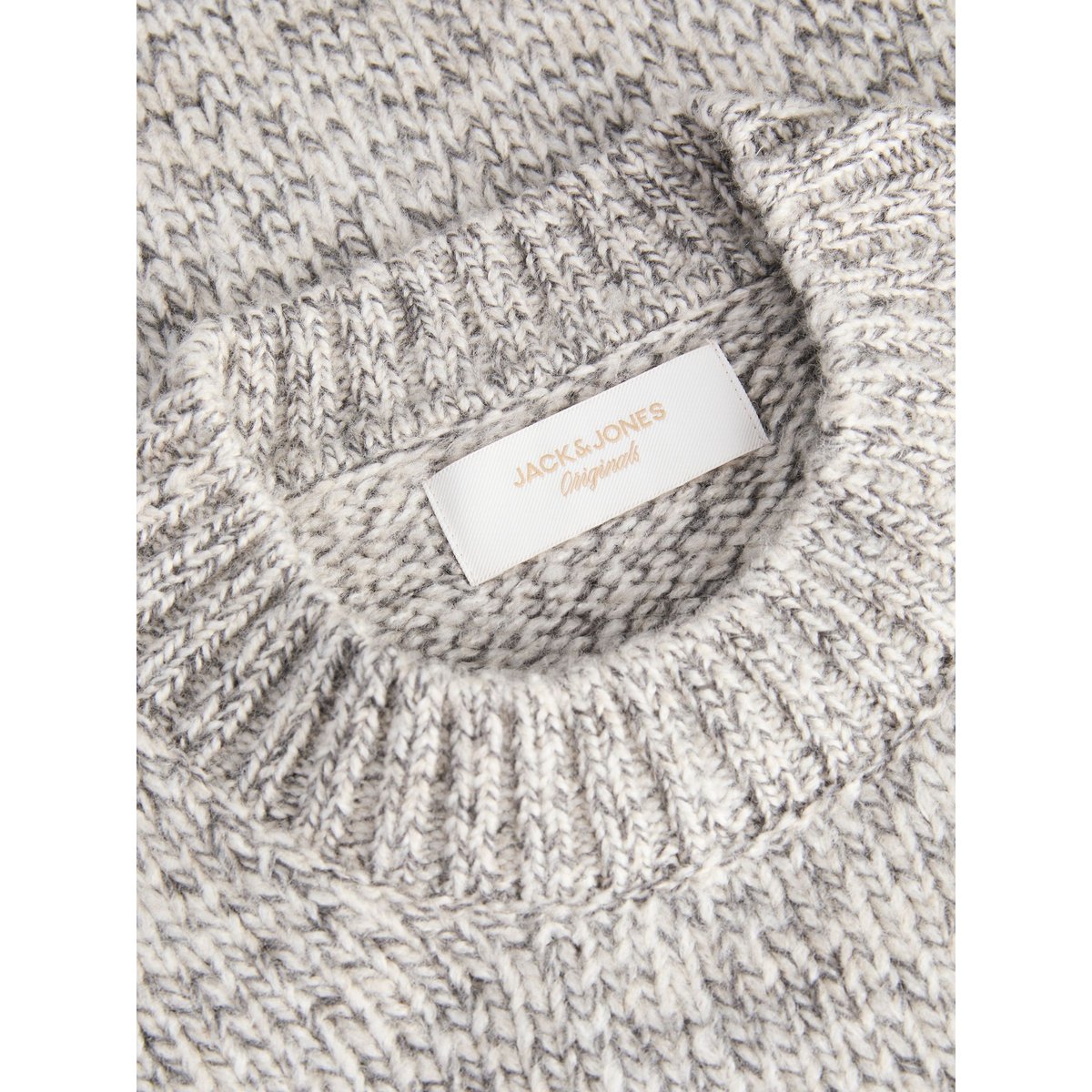 Pull En Maille grise - feather gray 1, JACK & JONES