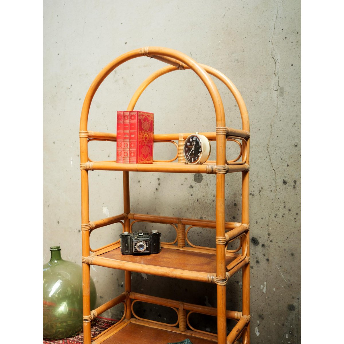 Étagère en rotin Gaëlle N°898 - Bon état marron, DEBONGOUT