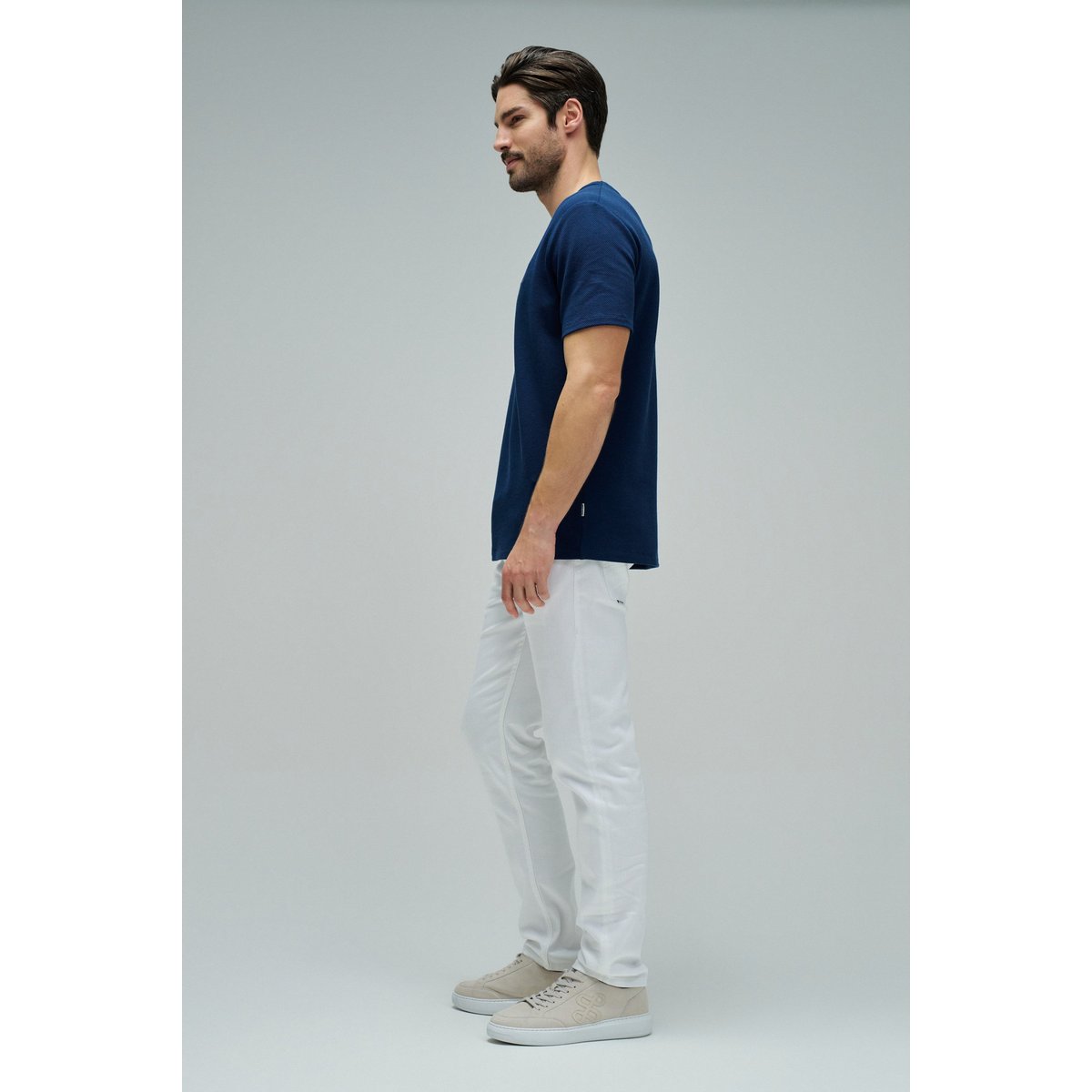 T-SHIRT AVEC TEXTURE beige, SALSA JEANS
