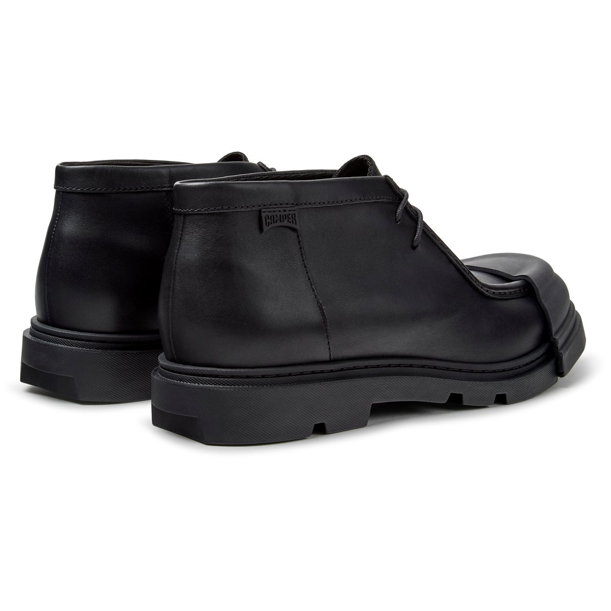 Bottines Junction Smooth Leather noir 004, CAMPER