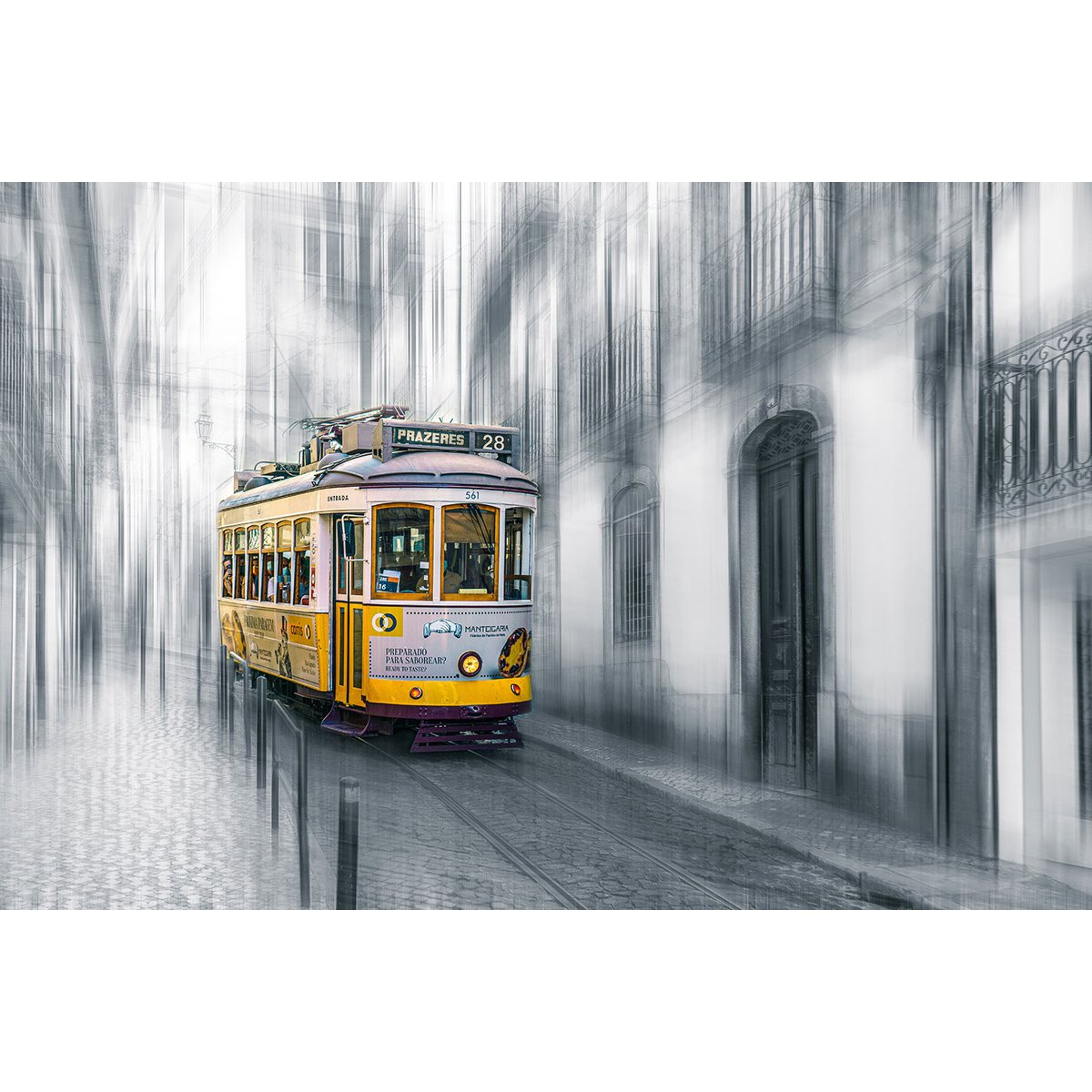 Tableau ville Lisboa tableau alu dibond, HEXOA