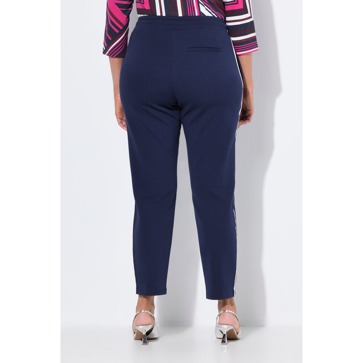 Pantalon point de Rome marine, ULLA POPKEN